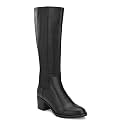 Delize Tan Womens Mid Heel Knee Boots