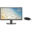 Dell 22" (55.88 cm) FHD Monitor 1920 X 1080@60 Hz, VA Panel, LED Backlight HDMI, VGA 8ms Response Time|SE2222H-Black &amp; MS116 1000DPI USB Wired Optical Mouse