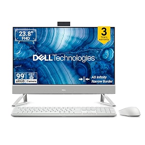 dell 24 aio 13th i5-1334u 8gb ram ddr5 512gb ssd intel graphics 23834 fhd agips 99 srgb win 11mso3924o365 molded speaker grillintel wifi 6e 5mp pop-up ir camera dolby atmos dual speakers