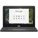 Dell Chromebook 11 5190 Touchscreen Intel Celeron N3350 X2 1.1GHz 4GB 16GB 11.6in, Black (Renewed)