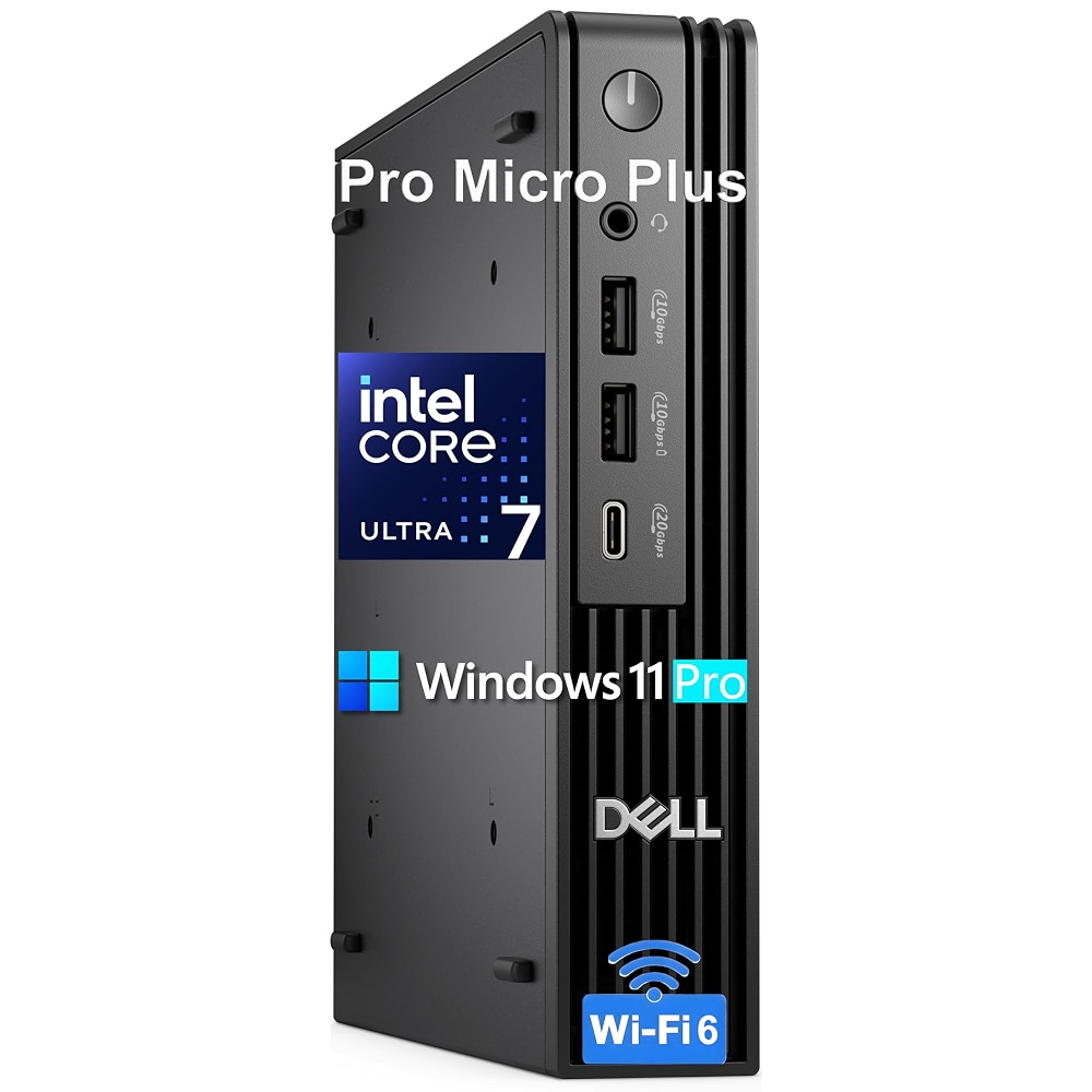 Dell 2026 Pro Micro Plus Desktop-Mini Business Computer: Intel Ultra 7 ...