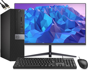 DELL Renewed Desktop PC Set 21.5Inch Matrix