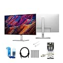 Dell U2723QE UltraSharp 27-Inch 4K USB-C Hub Monitor Bundle with HDMI Cable, USB-C Charging Cable, Screen Cleaner, Adapter Cable, and Hook-and-Loop Fastening Cable Ties (6 Items)