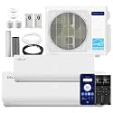 DELLA 20K BTU Dual Zone Mini Split AC (9K+18K), 19 SEER2, Up to 1400 Sq Ft
