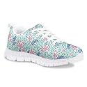 Dellukee Boys Girls Running Shoes Fashion Sneakers Kids Youth Breathable Lightweight Athletic Lace Up Walking Shoes