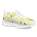Dellukee Boys Girls Running Shoes Fashion Sneakers Kids Youth Breathable Lightweight Athletic Lace Up Walking Shoes