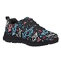 Dellukee Boys Girls Running Shoes Fashion Sneakers Kids Breathable Lightweight Non Slip Athletic Tennis Walking Shoes