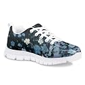 Dellukee Boys Girls Running Shoes Fashion Sneakers Kids Youth Breathable Lightweight Athletic Lace Up Walking Shoes