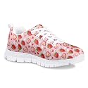 Dellukee Boys Girls Running Shoes Fashion Sneakers Kids Youth Breathable Lightweight Athletic Lace Up Walking Shoes