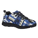Dellukee Boys Girls Running Shoes Fashion Sneakers Kids Breathable Lightweight Non Slip Athletic Tennis Walking Shoes