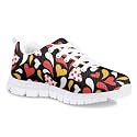 Dellukee Boys Girls Running Shoes Fashion Sneakers Kids Youth Breathable Lightweight Athletic Lace Up Walking Shoes