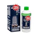 DeLonghi with Compatible Descaler for Coffee Machine, 100% Natural (Plant Based) & Safe, Preserves Authentic Coffee Flavor, Prolongs Machine Lifespan, Easy to Use (500ml)