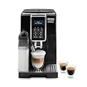 DeLonghi DINAMICA ECAM350.55.B Fully Automatic Coffee Machine, Bean to Cup Coffee, 24+ Functions, Ideal for Espresso, Americano, Cappuccino, Latte, Macchiato (Dark Grey)