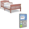 Delta Children Canton Toddler Bed &amp; Toddler Mattress, Apricot