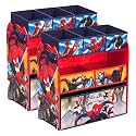 Delta Children Toy Organizer, 6 Bin | Greenguard Gold Certified | Spider-Man | Pack of 2