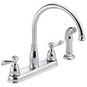Delta Windemere Chrome Kitchen Faucet with Side