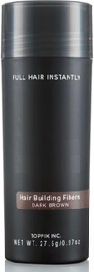 deluxe brown hair building fiber dark brown restore your confidence 275 g hair styler 275 g