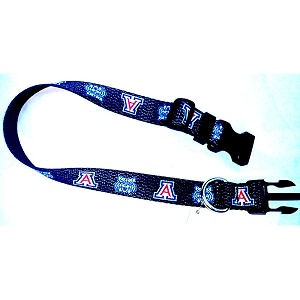 deluxe dog leash - patterned heavy duty pet leashes made in the usa - 34 inches x 4 feet polka dots brown on blue