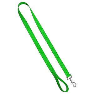 deluxe dog leash - patterned heavy duty pet leashes made in the usa - 34 inch x 6 feet modern green