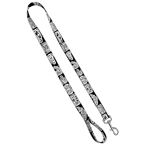 deluxe dog leash - patterned heavy duty pet leashes made in the usa - 1 inch x 6 feet northwest totem