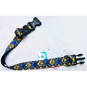 deluxe dog leash - patterned heavy duty pet leashes made in the usa - 34 inch x 6 feet clouds