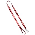 Deluxe Dog Leash - Patterned Heavy Duty Pet Leashes, 1 Inch x 4 Feet, Hearts