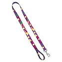 Deluxe Dog Leash - Patterned Heavy Duty Pet Leashes, Made in The USA - 3/4 Inch x 6 Feet, Flower Power