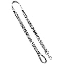 Deluxe Dog Leash - Patterned Heavy Duty Pet Leashes - 1 Inch x 4 Feet, Zebra