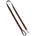 Deluxe Dog Leash - Patterned Heavy Duty Pet Leashes, Made in The USA - 1 Inch x 4 Feet, Red Tartan
