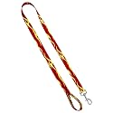 Deluxe Dog Leash - Patterned Heavy Duty Pet Leashes, 1 Inch x 4 Feet, Hot Rod Flames Red Yellow