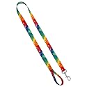Deluxe Dog Leash - Patterned Heavy Duty Pet Leashes, Made in The USA - 3/4 Inches x 4 Feet, Tie-Dye