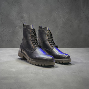 delvoro Rich QualityPremiumMild Leather Boots For Men
