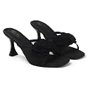 DELY BELY Womens Floral Embellished Heels 
