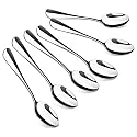 Demitasse Espresso Spoons, Mini 18/10 Stainless Steel Bistro Spoon, 10.4 cm (4 Inch), Set of 6