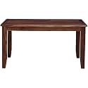 DEMIWALL Sheesham Wood Rectangular Dining Table 6 Seater | Six Seater Dinning Table with 4 Chairs &amp; 1 Bench for Home | Wooden Kitchen Dinner Table Dining Room Sets for Restaurants | Natural Brown