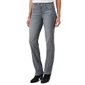 Democracy Women's Petite Ab Solution Straight Leg Jean