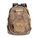 Denco Jacksonville Jaguars 19" Premium Backpack - Desert Sand -Fits Most 17 Inch Laptops and Tablets - Ideal for Work, Travel, College, and Commuting