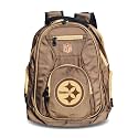 Denco Pittsburgh Steelers 19" Premium Backpack - Desert Sand -Fits Most 17 Inch Laptops and Tablets - Ideal for Work, Travel, College, and Commuting