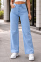Denigma Straight Fit Women Blue Jeans