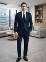 Denigma Suit Solid Men Suit
