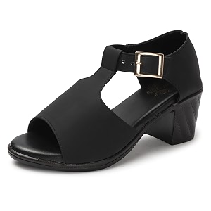 Denill Fancy Comfortable Brown Heel Sandal