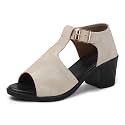 Denill Fancy amp Comfortable Brown Heel Sandal