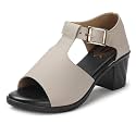 Denill Fancy amp Comfortable Brown Heel Sandal