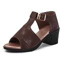 Denill Fancy amp Comfortable Brown Heel Sandal