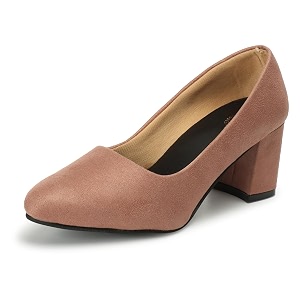 Denill Women Solid Pumps Heels for Office