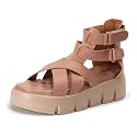 Denill Women Synthetic Leather Strap Platform Sandals