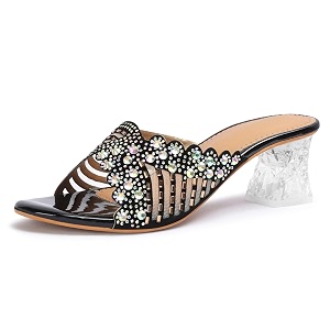 Denill Women Wedding Party Block Heel Slip-On