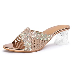 Denill Women Wedding Party Block Heel Slip-On