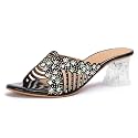 Denill Women WeddingParty Block Heel Slip-On Fashion
