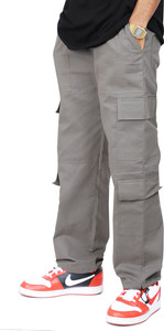 denim fit men cargos